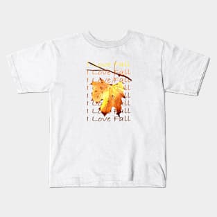 Fall Colors, I Love Fall Kids T-Shirt